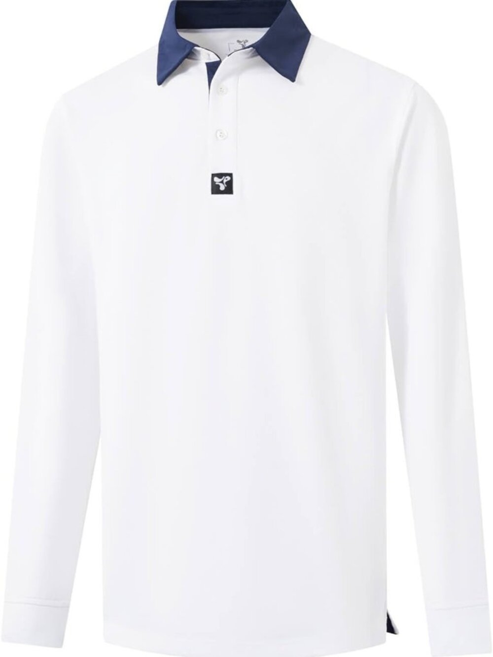 Tech Pique Performance Long Sleeve Golf Shirt for Men